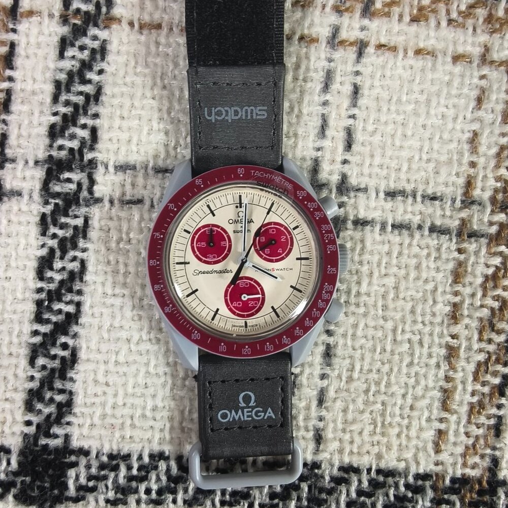 Swatch X Omega Bioceramic Moonswatch Mission To The Pluto Watch